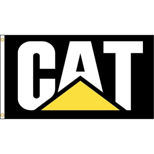 90x150cm Caterpillar Engineering Machine Flag