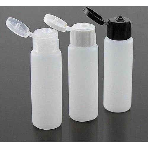 600 X 15ml Clear Soft Squeeze Plastic Bottles With Clear Easy Flip Cap Facial Cleanser Portable Travel Jar Wholesale