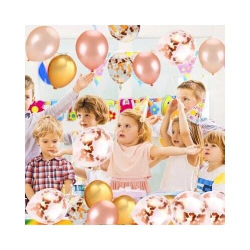 Rose Gold Star Heart Foil Balloons Air Wedding Decoration Helium Balloon Happy Birthday Party Wedding Decoration Kid Baby Shower