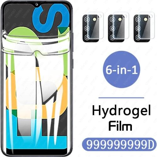 Hydrogel Film For Samsung Galaxy F02s 6.5" Clear Premium Screen Protector Film f 02 s f02 f 02s E025F camera lens soft glass