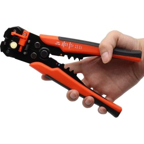 Pliers 5-in-1 Automatic Wire Stripper Cable Cutter Multitool Wire Stripping Tools Crimping Pliers Cable Crimper 0.2-6.0mm² YALKU