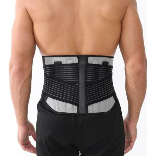 Compression Lumbar Support Waist Pain Back Injury Supporting Brace For Fitness Weightlifting Gym Belt Sports Safety Corrector