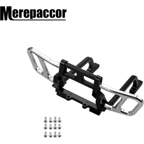 MEREPACCOR Metal Front Bumper Bull Bar for 1/10 AXIAL Wraith RC Rock Crawler Car Truck