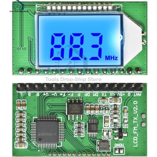FM Receiver Module Wireless Frequency Modulation FM Radio Module Digital Radio Receiver Board Radio Module For DIY