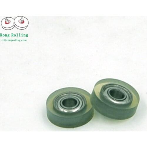 3*10*3 Polyurethane coated bearing 683ZZ,sliding pulleys/rollers/wheels diameter 10mm,thickness 3mm,683ZZ bearing bore 3mm