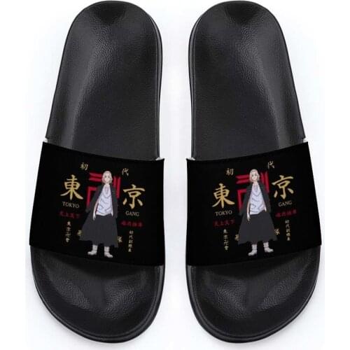 Tokyo Revengers Anime Toe Slippers Flip Flop Cos Sandals Beach Shoes For Women Men Daily Indoor Outdoor Activities 2021 Summmer