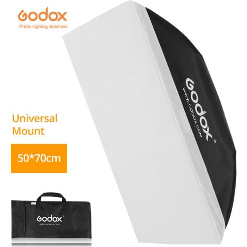 Godox 20"x27" 50x70cm Photo Studio Softbox Soft Box with Universal Mount for K-150A K-180A E250 E300 300SDI Studio Flash Strobe