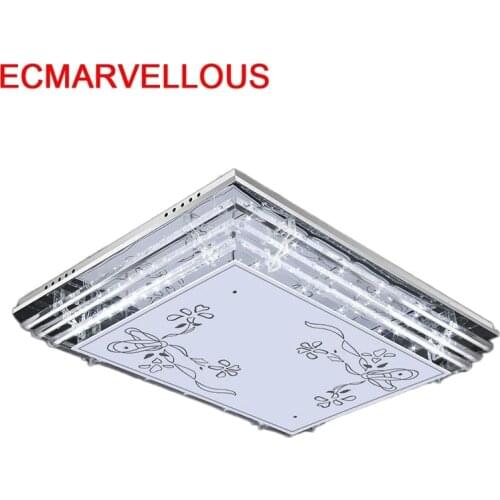 Fixtures Lampara Techo Plafoniera Luminaire Home Lighting Crystal Plafondlamp Plafonnier LED Luminaria De Teto Ceiling Light