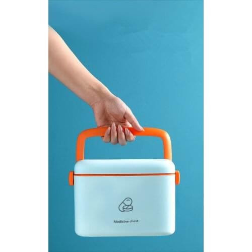 1PC Plastic First Aid Kit Large Medical Box Storage Bins Medicine Container Home Storage organizer for Medical OK 1134