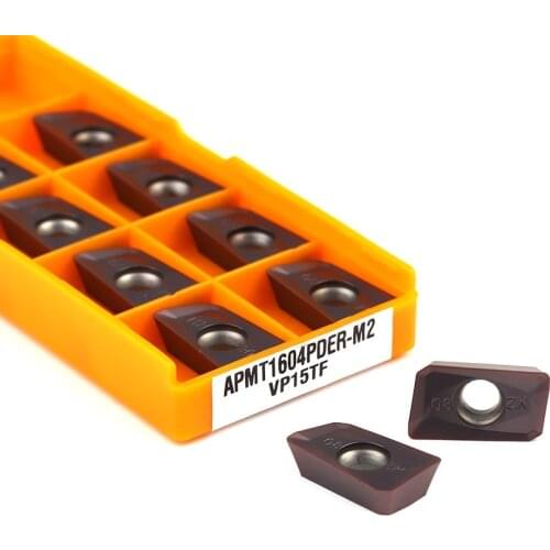 10pcs APMT1135-M2 APMT1604-M2 VP15TF UE6020 US735 Carbide CNC lathe turning insert Milling inserts Finishing tool Cutting blades