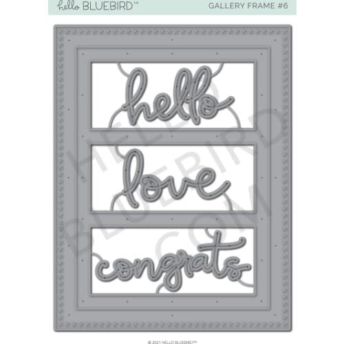 2021 AliliArts Metal Cutting Dies Gallery Frame diy Scrapbooking Photo Album Decorative Embossing PaperCard Crafts Die