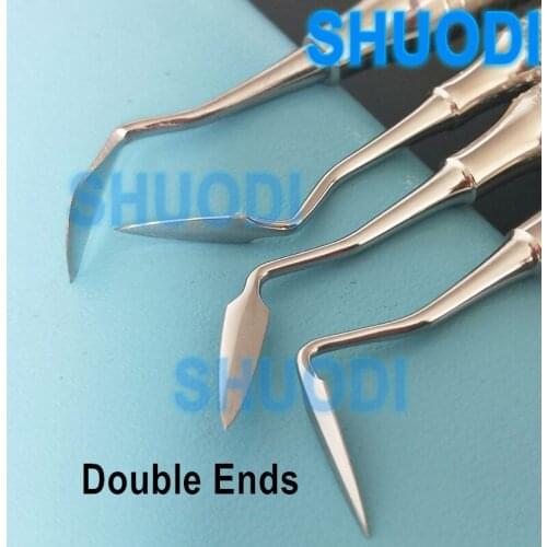 4pcs High quality Dental Periodontal Scalers Orban Knife and Kirkland Knife Stainless Steel Dental Scaler Tooth Cleaning