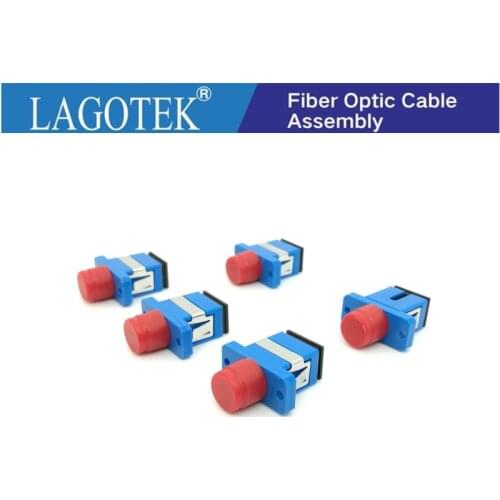 50PCS/LOT SC/UPC-FC/UPC Fiber Adapter Connector Simplex Single Fiber Coupler 1 order