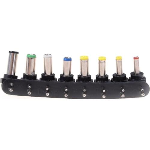 8Pcs/set Universal For Notebook Laptop AC DC Power Supply Charger Adapter Tips Jack Connector For Charging Plug For Tablets PC