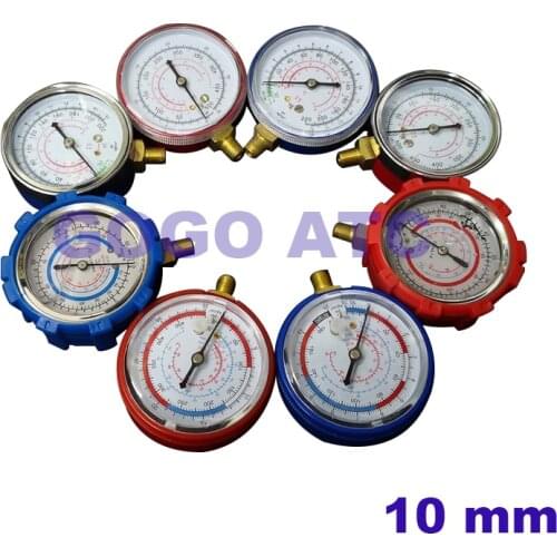 Air conditioning and fluoride form header refrigerant Fluoride pressure gauge head Automotive conditioning and fluoride table