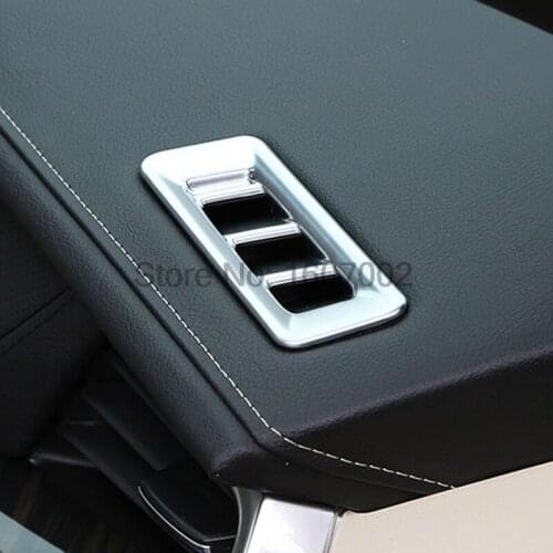 For Cadillac XT5 2016 2017 ABS Chrome Matte Inner Dashboard Front Air Vent Outlet Cover Trim Car Accessories