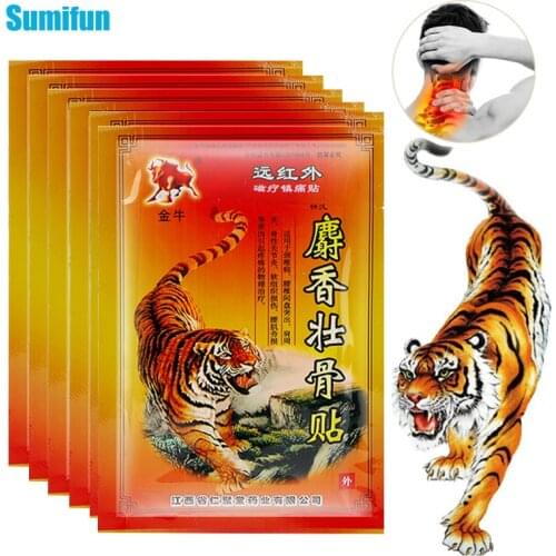 40pcs Tiger Balm Analgesic Patch For Rheumatoid Arthritis Lumbar Muscle Knee Aches Treatment Joint Sprain Pain Relief Plaster