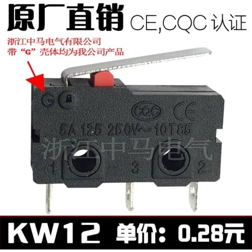 Fretting Switch KW11-3Z-2 Directly Handle Tripod KW12-B Contact Switch Stroke Switch