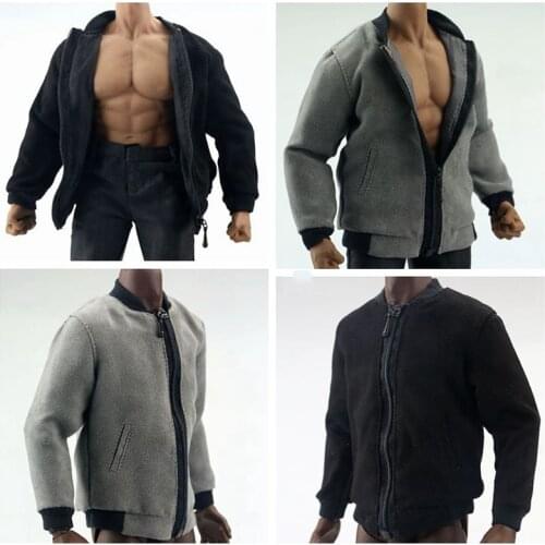 1/6 Plus Size Mens Jacket Pullover Models for 12''EB M34 Super Muscule Bodies DIY