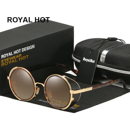 RoyalHot for Dropshipping Own US Warehouse Men Women Polarized UV400 Round Sunglasses