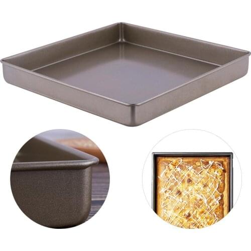11 inch Carbon Steel Square Cake Mold Baking Pan Set Non-stick Bakeware Kitchen Accessories