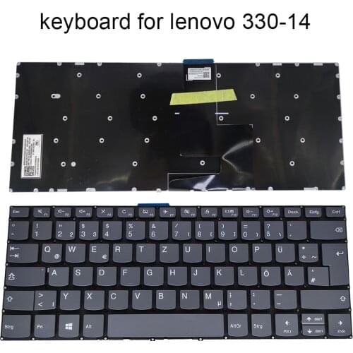 Germany Swiss laptop keyboard For Lenovo IdeaPad 330 14ISK 14IGM 330-14IKB 330-14 GR SW replacement keyboards PC4C-GE LCM16H3