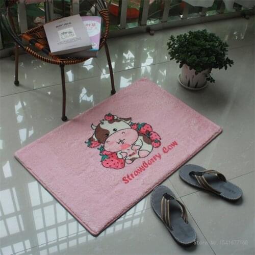 New Year decoration Rug Merry Christmas Welcome Doormats Indoor Home Decor Carpets for Bedroom Living Room Area Rugs Kitchen Mat