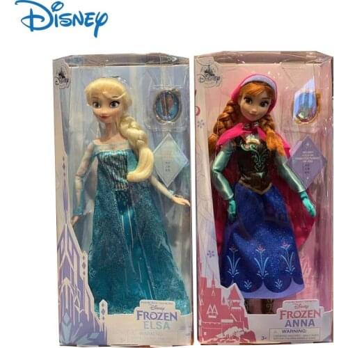 New Disney Genuine Classic Princess Ariel Action Figure Toys Frozen Anime Figures Dolls Model Gifts for Girls Birthday Kids Toys
