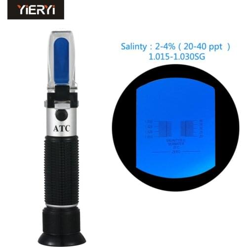 New 20-40% PDP Salinity Refractometer/1.015-1.030 Food Salinometer Refractometer Refractometer Salt Meter Aquarium Seawater