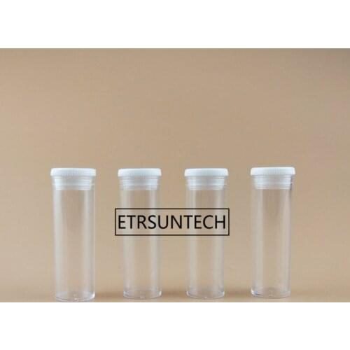 Sample Tube 8ml Volume Plastic Bottles with cap Transparent container Powder vials F1627