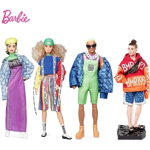 BMR1959 Original Barbie Doll Ken Boyfriend Casual Street Fashionista Dolls for Girls Tide Clothes Collection Toys Gift Signature