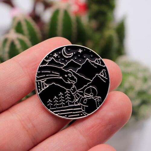 PinkStone Silver Brooches For Clothes