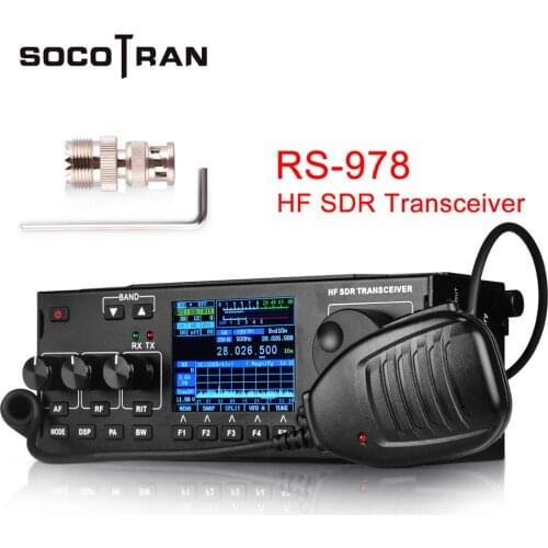 SOcotran RS-978 SSB hf SDR radio HF ham Transceiver 1.8-30MHz 10Watt ham sdr radio hf with 3800mAh Li-ion Battery Pack