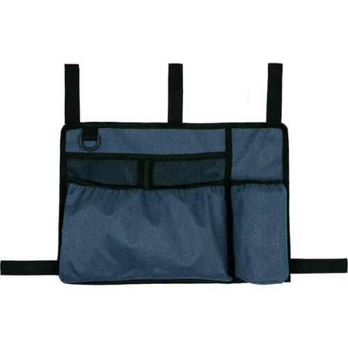 Multi Pocket Oxford Fabric Storage Bag Wheelchair Side Hanging Storage Package Large Capacity Walker Bag Walking Aid Storage Bag