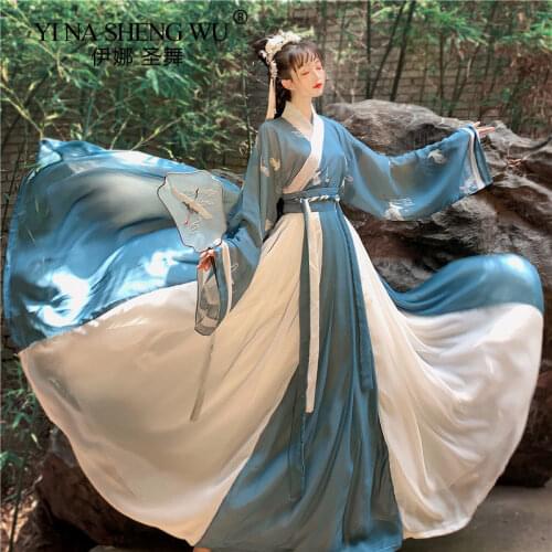Traditional Chinese Dress Oriental Elegant Style Fairy Hanfu Costume Cosplay Ancient Tang Dynasty Princess Performance Costumes