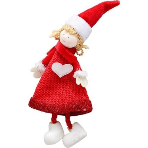 Christmas Tree Decorations Cute Heart Angel Doll Hanging Pendant Party Ornaments