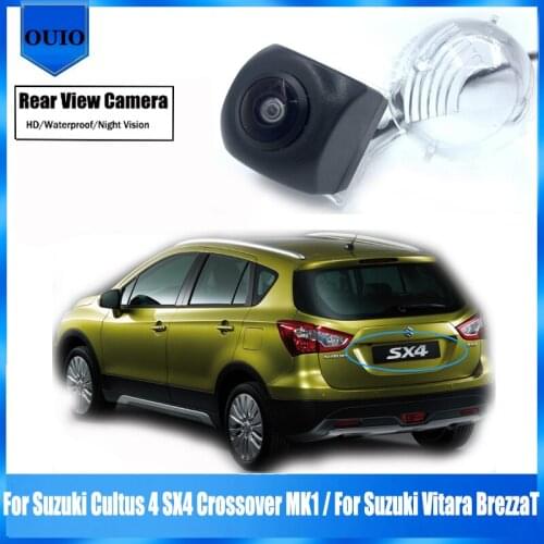 HD Fisheye Rear Camera For Suzuki Cultus 4 SX4 Crossover MK1 / For Suzuki Vita​ra Brezza Night Vision Parking Reversing Camera