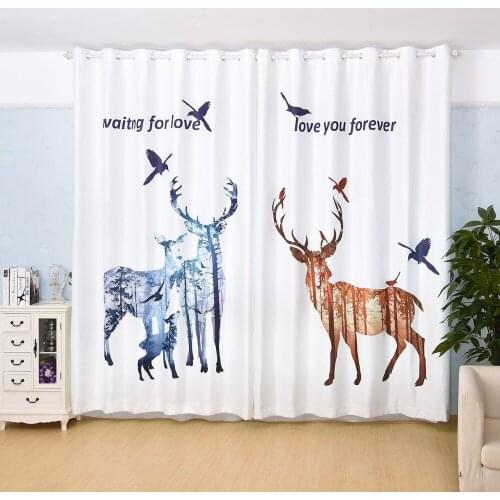 Cartoon Blackout Curtains For Kids Room Children Curtains For Children Bedroom Living Room Window Curtain For Child