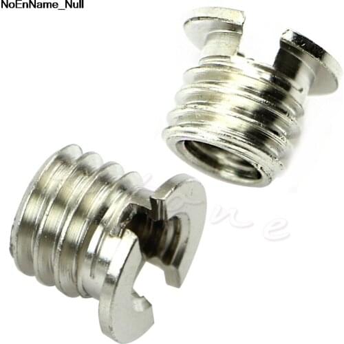 NoEnName_Null1Pc 1/4" To 3/8" Camera Adapter Screw Nut Connecting Tripod Converter Supports