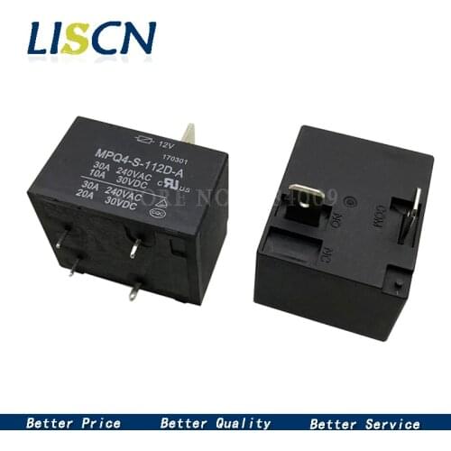 1PCS MPQ4-S-112D-A 12V 30A Electric Water Heater Air Conditioning Relay