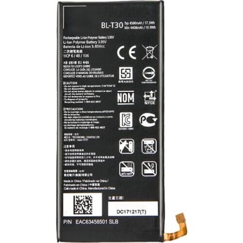 10pcs /lot BL-T30 4500mAh Replacement Battery For LG X Power 2 II L64VL M320F M320N M322 L63BL K10 Power M320 M320DSN M320TV