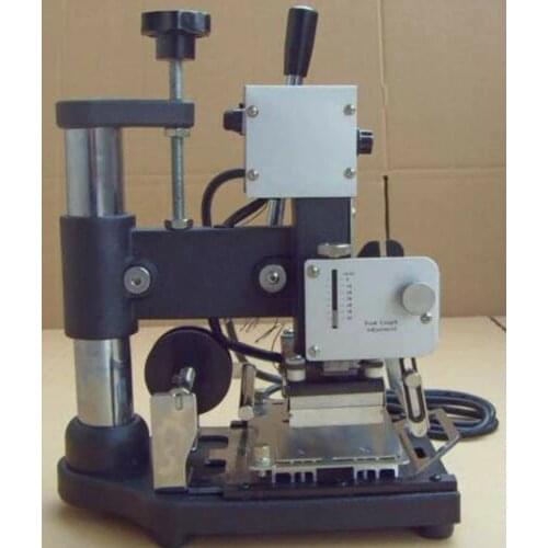 CE WTJ-90A Manual Hot Foil Stamping Machine PVC Plastic Card Tipper Stamper