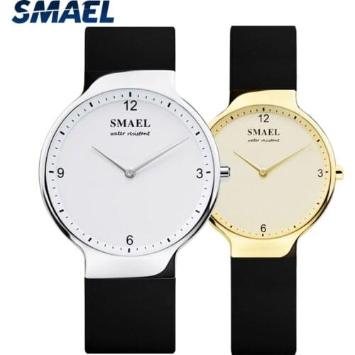 Couple Watches for Lovers 2018 SMAEL New Couple Wristwatches Men and Women Quartz Watch Silicone Strap Digital Watch Waterproof