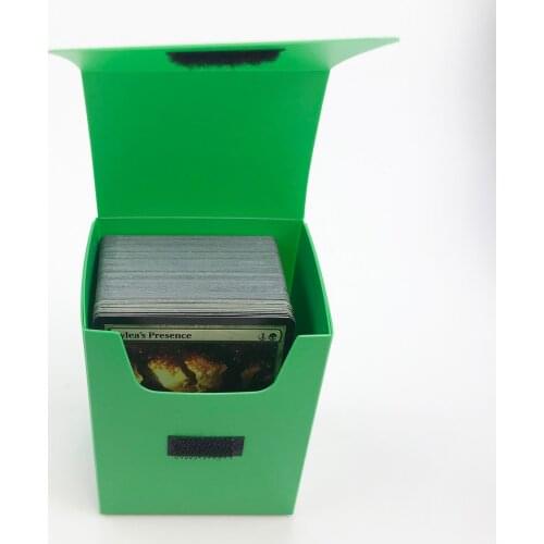 Black Lotus Portable 80 CARDS Deck Box Classic Color Board Games TCG Cards Deck Case for Magica The Cards /PKM/YGO/Gathering