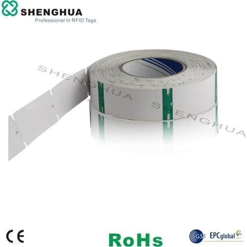 50pcs/pack Printable UHF RFID Cheap Clothing Label Tag For Clothing System RFID Clothing tag Labels Garment Sticker