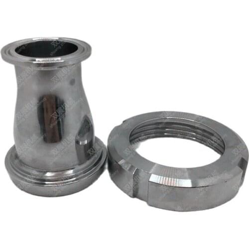 DIN11851 to Tri Clamp Adapter DN65 Liner & Nut x TC 2 in.SS304 Stainless Steel
