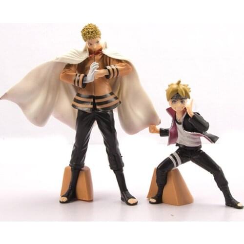 2 PCS 10-15cm Naruto Genuine Fig Doll Kawaii Action Figure Anime Figure Anime Childrens Gifts Naruto