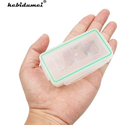 Kebidumei 10PCS New Arrival 18650 Transparent Clear Battery Waterproof Box Case Holder Storage