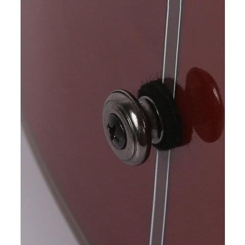 Guitar Pegs for Acoustic Electric Bass Ukulele Guitar Strap Buckle Button Lock Pins Metal End Locking Parts Accessories