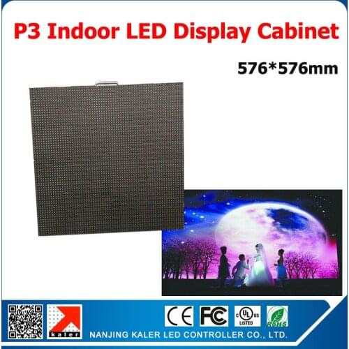 TEEHO Die-cast aluminum led cabinet 576*576mm led cabinet p3 indoor led display cabinet PANEL rental for wedding live show etc